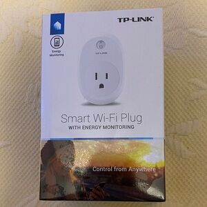 TP-Link White Smart Wi-Fi Plug with Remote Access